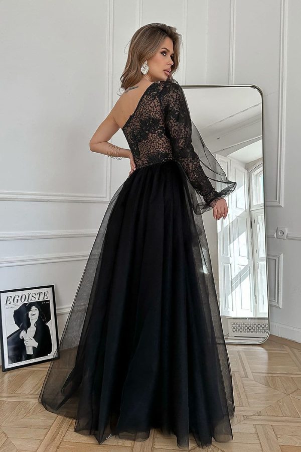 Robe De Bal Noire élégante