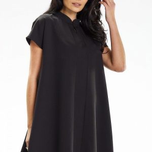 robe courte ample noire