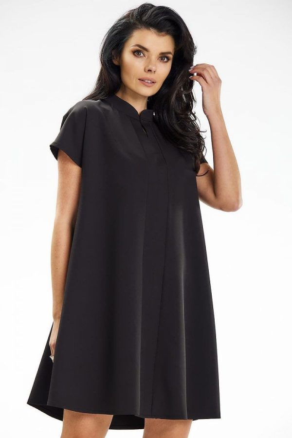 robe courte ample noire