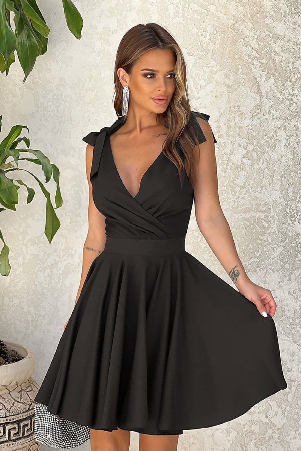 robe de cocktail noire