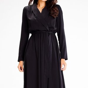 robe de jour noire élégante