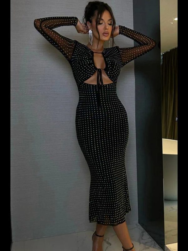 robe de soirée étincelante