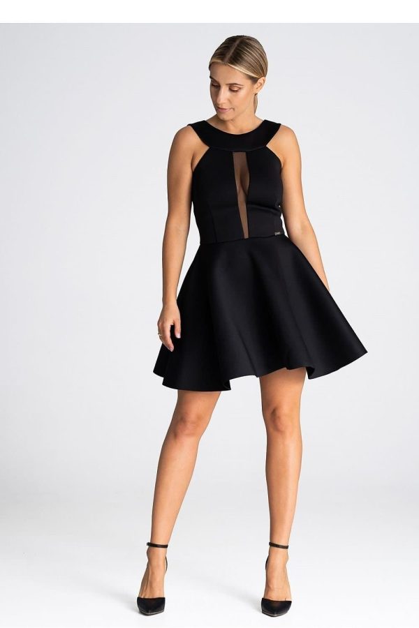 robe soirée noire élégante