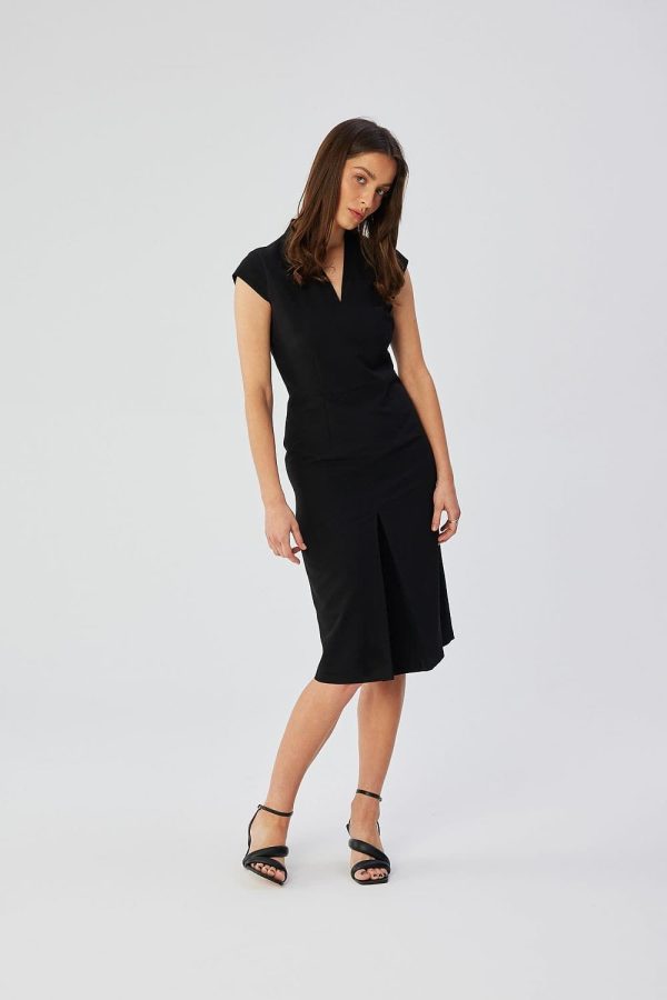 robe fourreau noire chic