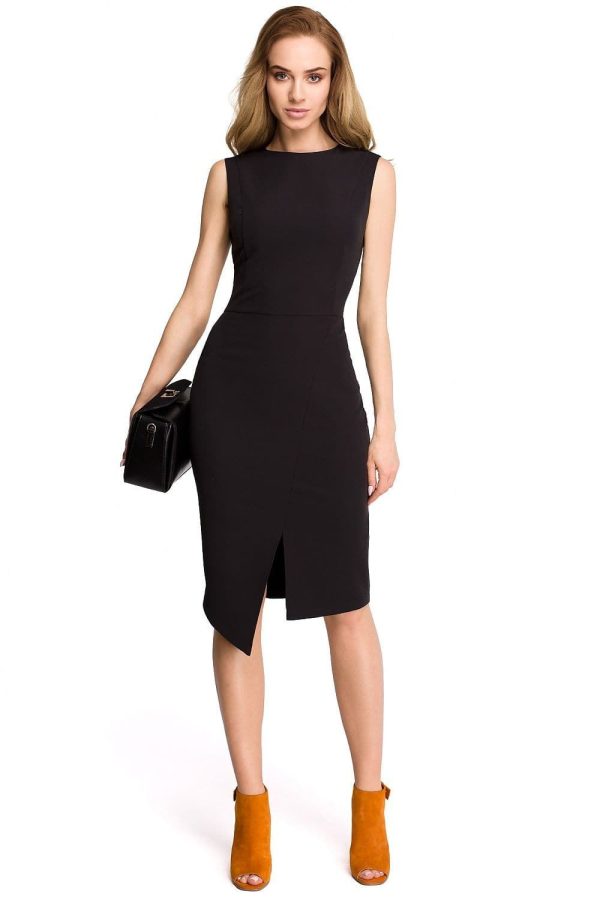 robe fourreau noire élégante