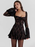 robe gothique noire