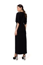 longue robe noire élégante