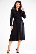 robe noire manches longues