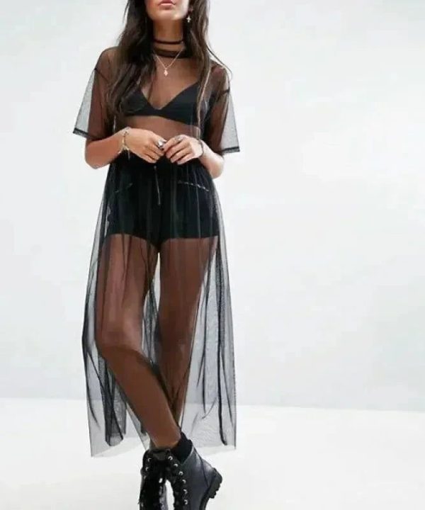 Robe Tulle Transparente élégante
