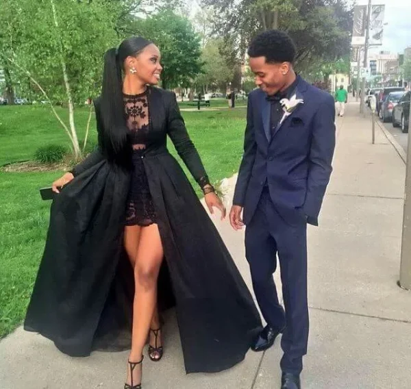 robe noire soirée