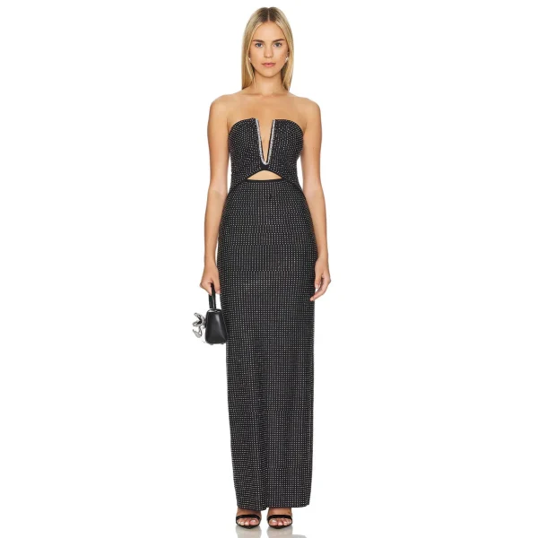 robe bustier de soirée élégante