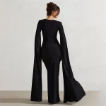 élégante robe de soirée noire
