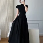 robe soirée manches courtes