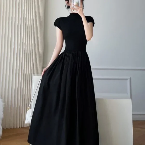 robe de soirée longue noire