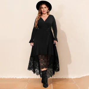 Robe Dentelle Noire Grande Taille
