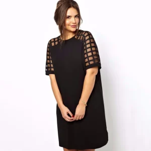 robe noire élégante