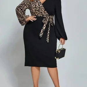Robe Cache Coeur Noire