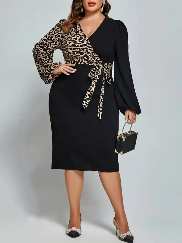 Robe Cache Coeur Noire