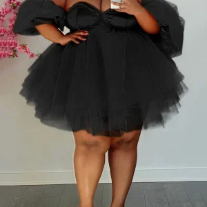 robe en tulle élégante