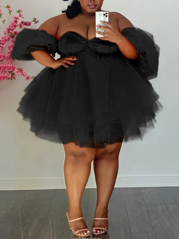 robe en tulle élégante