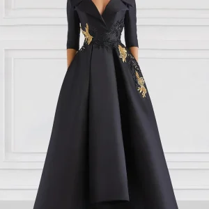 robe en satin de soirée