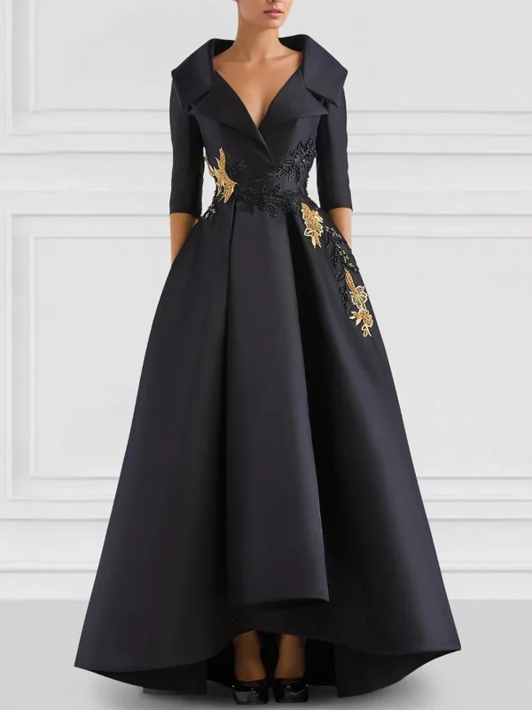 robe en satin de soirée