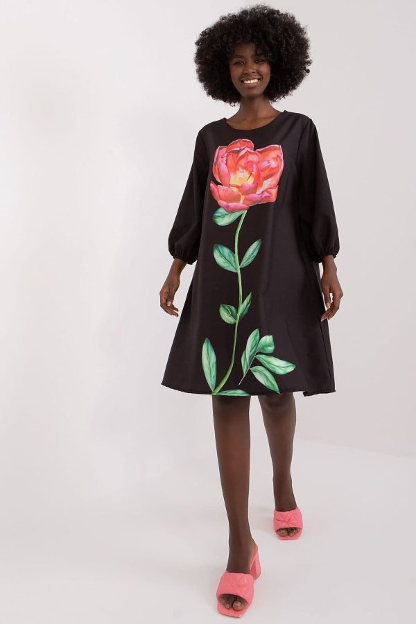 robe de cocktail fleurie